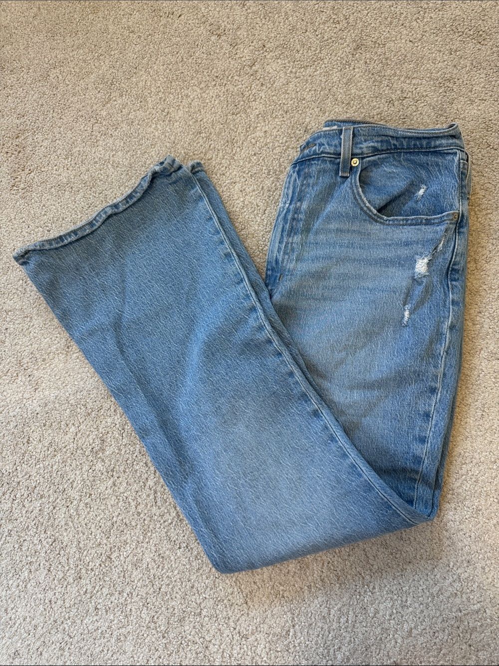 Levi's 70's High Rise Flare Jeans Organic Cotton Sz 31x32